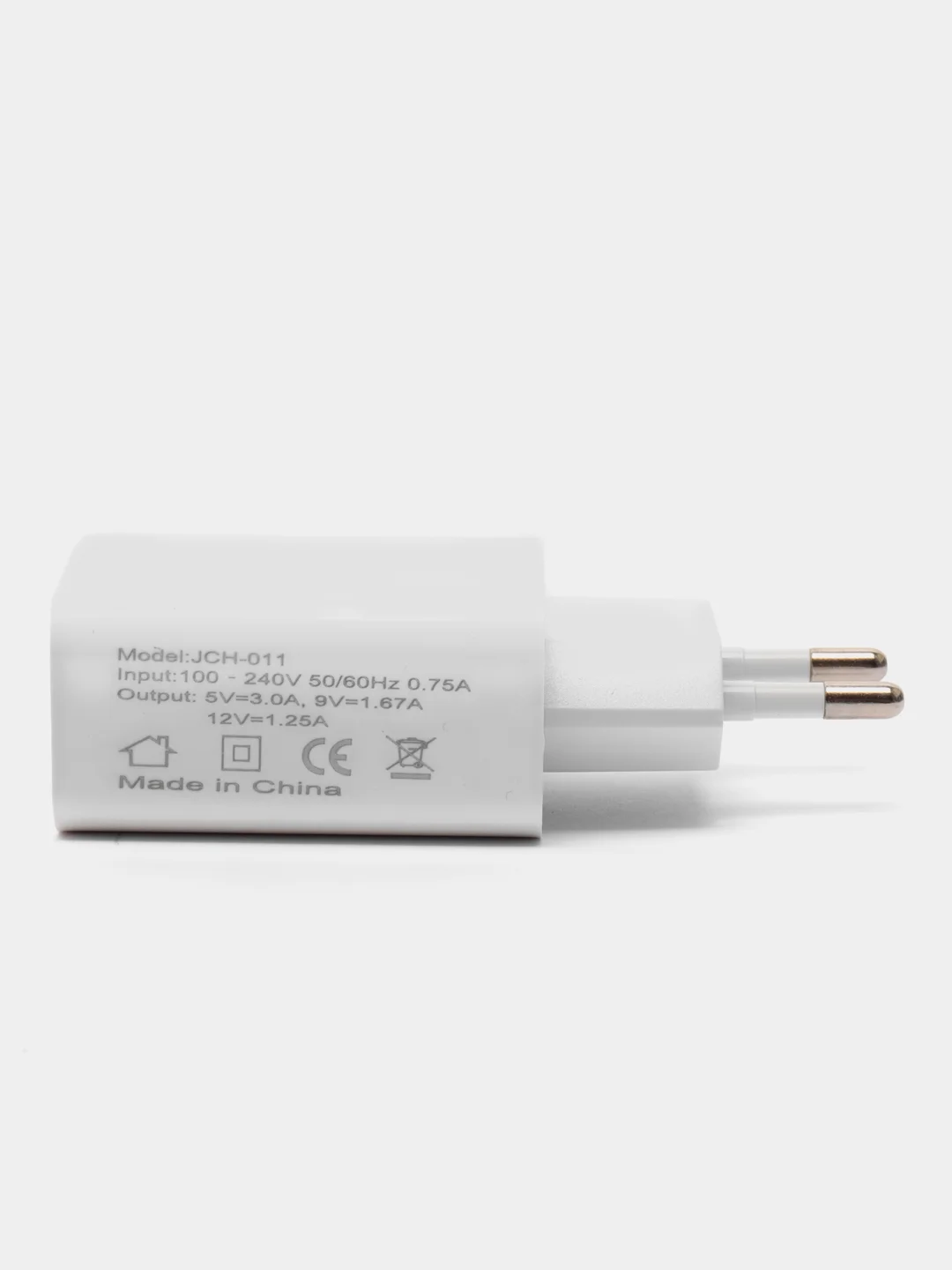 БЛОК ПИТАНИЯ СЗУ JCH-011  2USB 3.0 A УНИВЕРСАЛЬНЫЙ БЕЛЫЙ