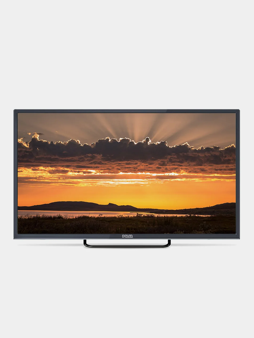 Черный телевизор SMART TV 32" Polar P32L32T2CSM, HD, черный