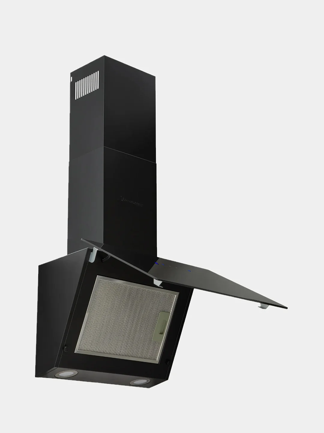 Вытяжка для кухни наклонная Schaub Lorenz SLD DY5107, 50 см, черное стекло