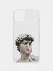 Алый прозрачный чехол для iPhone 15/14/13/12/11/Pro/Max/Mini/Plus/Xr/Xs/X/7+/8/SE, с принтом