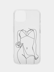 Прозрачный чехол для iPhone 15/14/13/12/11/Pro/Max/Mini/Plus/Xr/Xs/X/7+/8/SE, с принтом