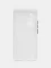 Белый чехол для Xiaomi POCO F5 Pro (Поко Ф5 Про), с карманом для карт, прозрачный