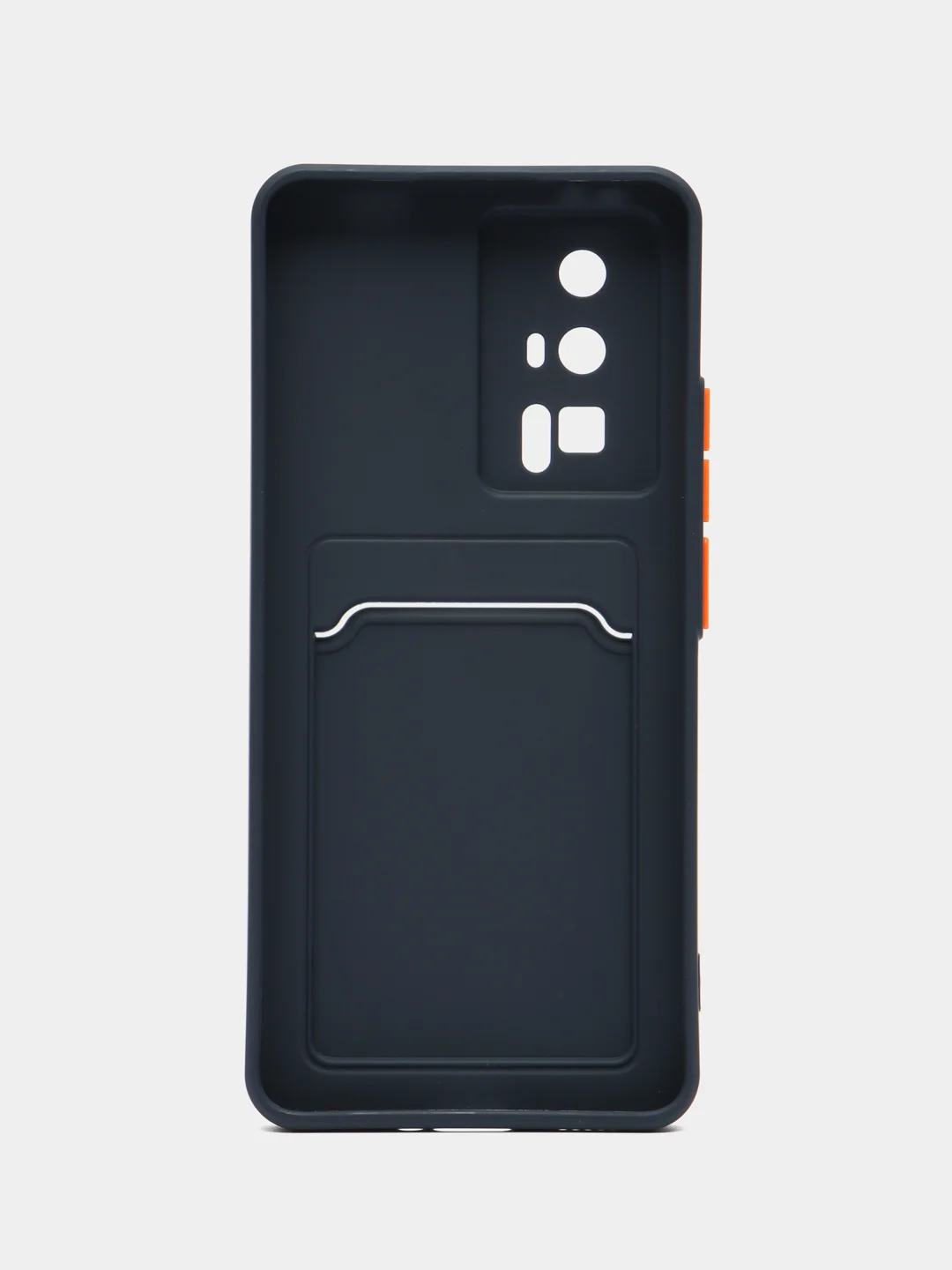 Морской чехол для Xiaomi POCO F5 Pro (Поко Ф5 Про), с карманом для карт, прозрачный