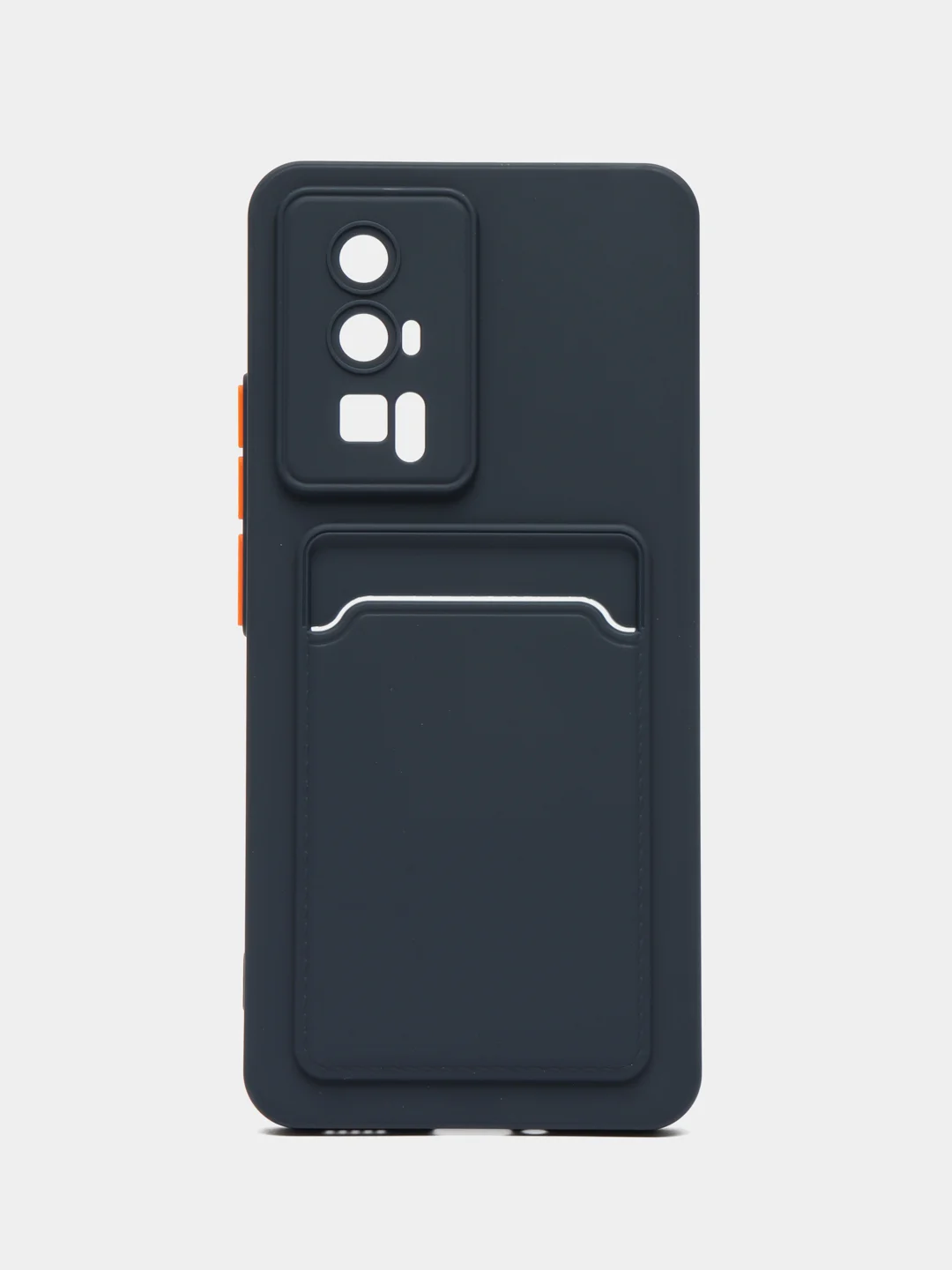 Морской чехол для Xiaomi POCO F5 Pro (Поко Ф5 Про), с карманом для карт, прозрачный