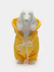 Желтый худи для собак и кошек, толстовка, костюм