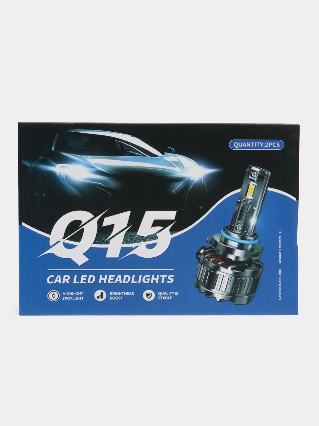 Светодиодные автомобильные LED лампы 200W, разъемы H4, H7, H11 6000K, 20000Lm, 12-24V