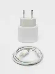 Белый блок питания для iPhone 35W, 20W c кабелем, Type-C, Type-C-Lightning, быстрая зарядка