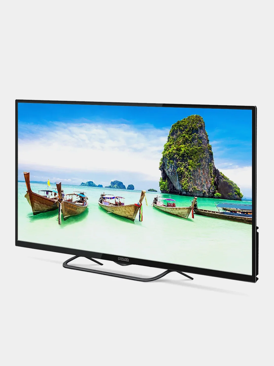 Черный телевизор SMART TV 32" Polar P32L21T2SCSM, HD, черный
