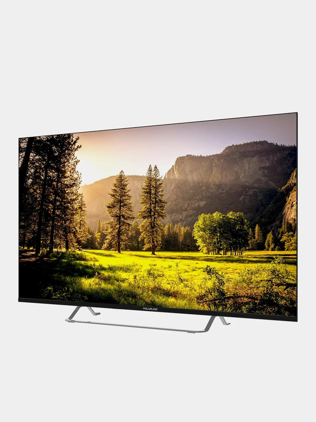Черный телевизор SMART TV 50" Polarline 50PU11TC-SM, Ultra HD, черный