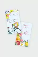 Открытка с 8 марта, миниоткрытка