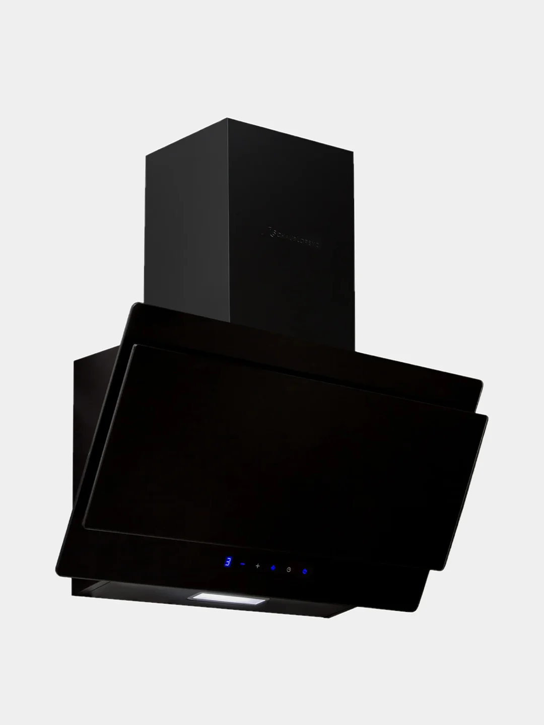 Вытяжка кухонная наклонная Schaub Lorenz SLD DY5227, 60 см, двойное черное стекло