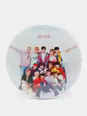 Серый значок Севентин, Seventeen, Kpop, кпоп, значок на рюкзак, металлический значок