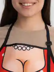 Коралловый фартук кухонный подарочный оригинальный / подарок на любой праздник