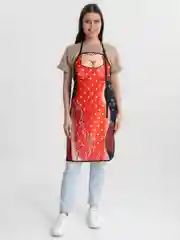 Коралловый фартук кухонный подарочный оригинальный / подарок на любой праздник