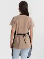 Красный фартук кухонный подарочный оригинальный / подарок на любой праздник