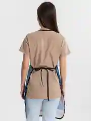 Серебряный фартук кухонный подарочный оригинальный / подарок на любой праздник