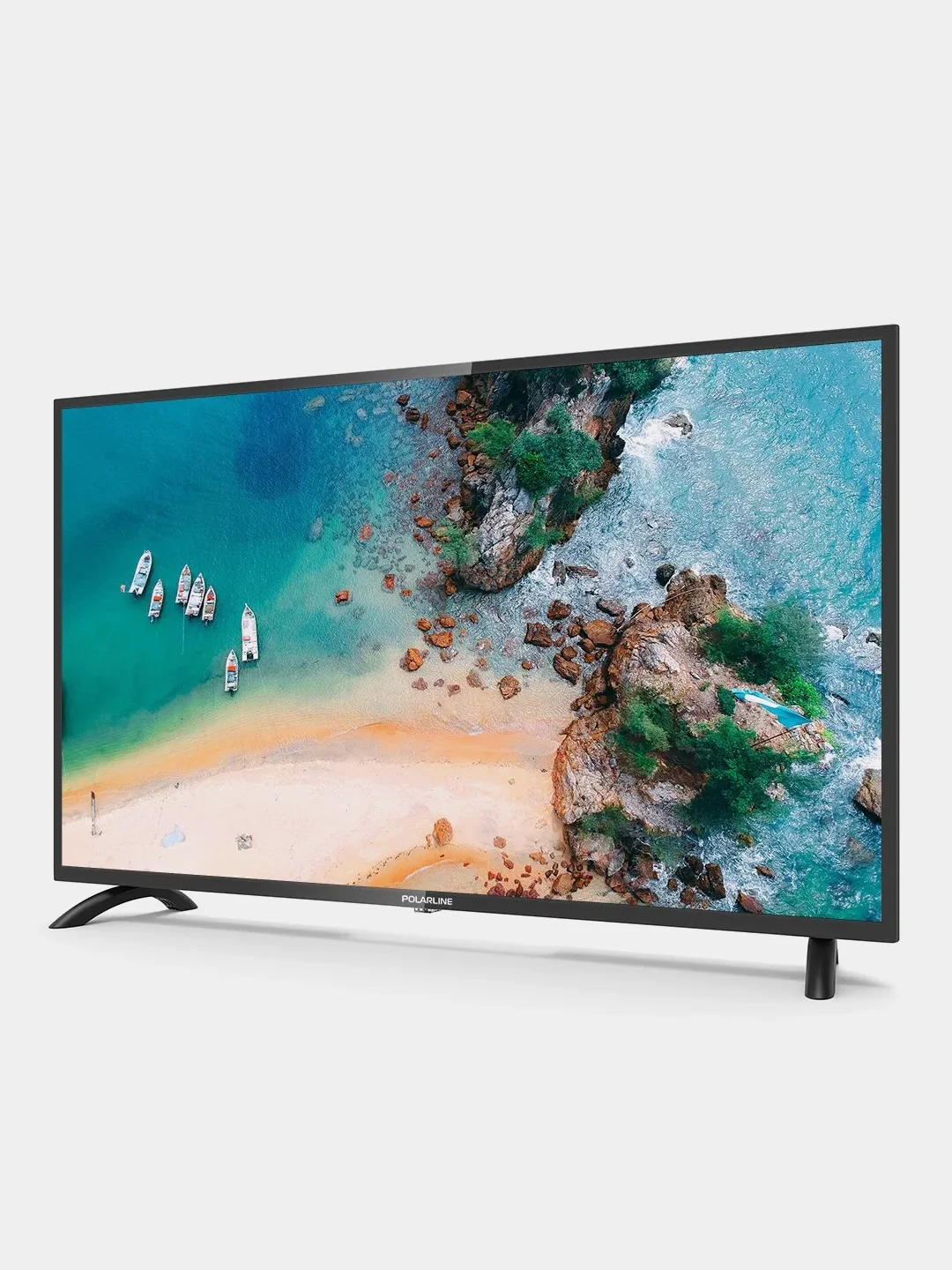 Черный телевизор SMART TV 42" Polarline 42PL11TC-SM, Full HD, черный