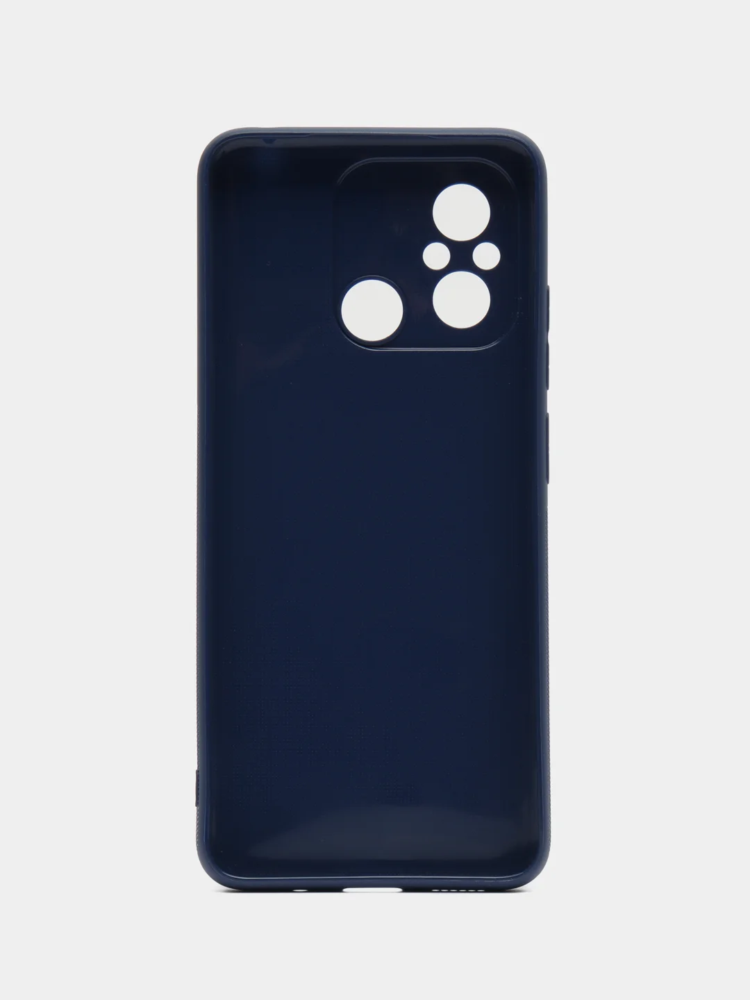 Синий силиконовый чехол Redmi 12C Redmi 11A Infinix Note 30i Realme C55, карбон с защитой камеры