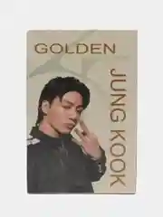 Карточки JUNG KOOK, BTS, "GOLDEN", 55 штук