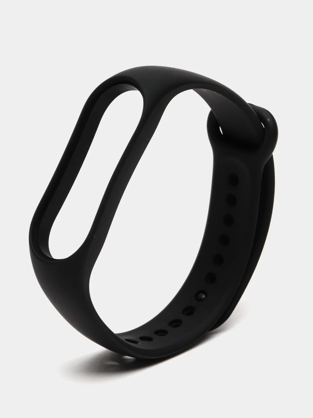 Черный ремешок для Xiaomi Mi Band 7 / Mi Band 6 / Mi Band 5