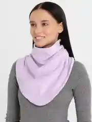 Сиреневый манишка из велюра