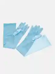 Ледяной атласные перчатки, удлиненные, выше локтя, 16 цветов