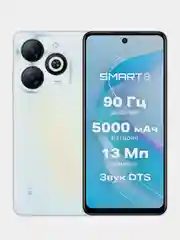 Белый смартфон Infinix SMART 8 4/128 Gb