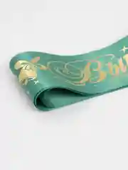Зеленый лента "Выпускник 9 класс", атлас, 1, 5 и 10 штук