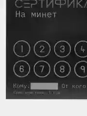 Тёмно-коричневый сертификаты для второй половинки, 18+"
