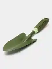 Зеленый совок посадочный широкий, эргономичная ручка