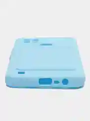 Красный силиконовый чехол для Realme C21 (Реалми С21), карманом для карт