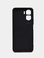 Угольный чехол Honor 90 Lite (Хонор 90 Лайт), черный, силиконовый