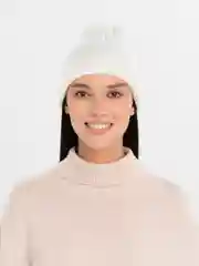Белый шапка бини женская