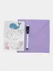 Фиолетовый подарок для девочки развивающие карточки