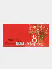 Открытка 8 марта набор 7х7 см 5 шт, 3 вида
