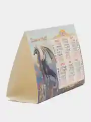 Индиго настольный перекидной календарь "Домик", на ригели, 100*135 мм, 200*135 мм, 210*120 мм