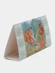 Коралловый меланж настольный перекидной календарь "Домик", на ригели, 100*135 мм, 200*135 мм, 210*120 мм