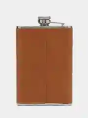 Горчичный подарочная сувенирная фляжка 8,5oz (250мл) на 23 февраля