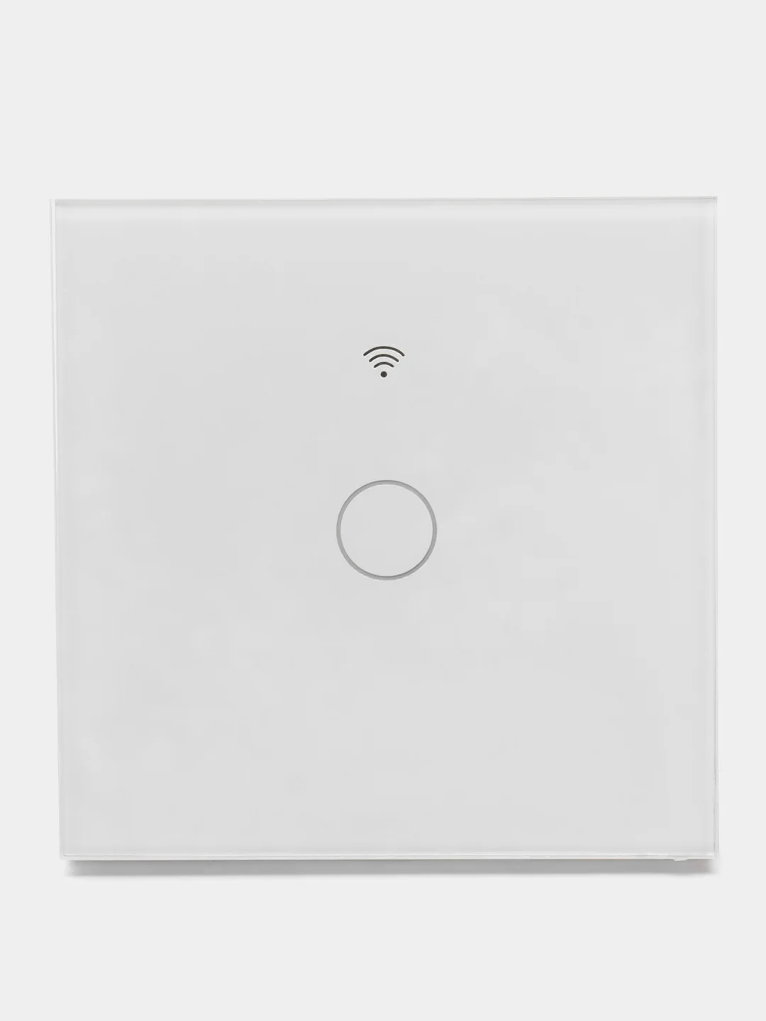 Белый умный сенсорный выключатель с WiFi
