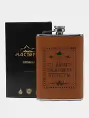 Золотистый хаки подарочная сувенирная фляжка 8,5oz (250мл) на 23 февраля
