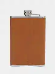 Небесно-голубой подарочная сувенирная фляжка 8,5oz (250мл) на 23 февраля