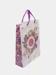 Белый пакет подарочный/Бумажный/Ламинированный/Картоный пакет для подарка