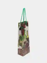 Вишнёвый пакет подарочный/Бумажный/Ламинированный/Картоный пакет для подарка