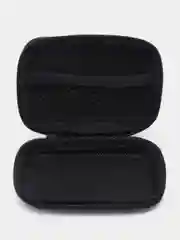 Синий чехол органайзер на молнии для USB кабелей, наушников, проводов, зарядников