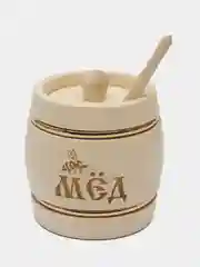 Бочонок для мёда с деревянной ложкой, липовый