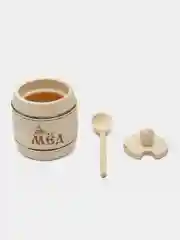 Бочонок для мёда с деревянной ложкой, липовый