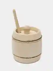 Бочонок для мёда с деревянной ложкой, липовый