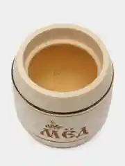 Бочонок для мёда с деревянной ложкой, липовый