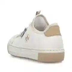Белый кеды женские Rieker из натуральной кожи