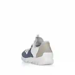 Белый кроссовки женские Rieker из натуральной кожи